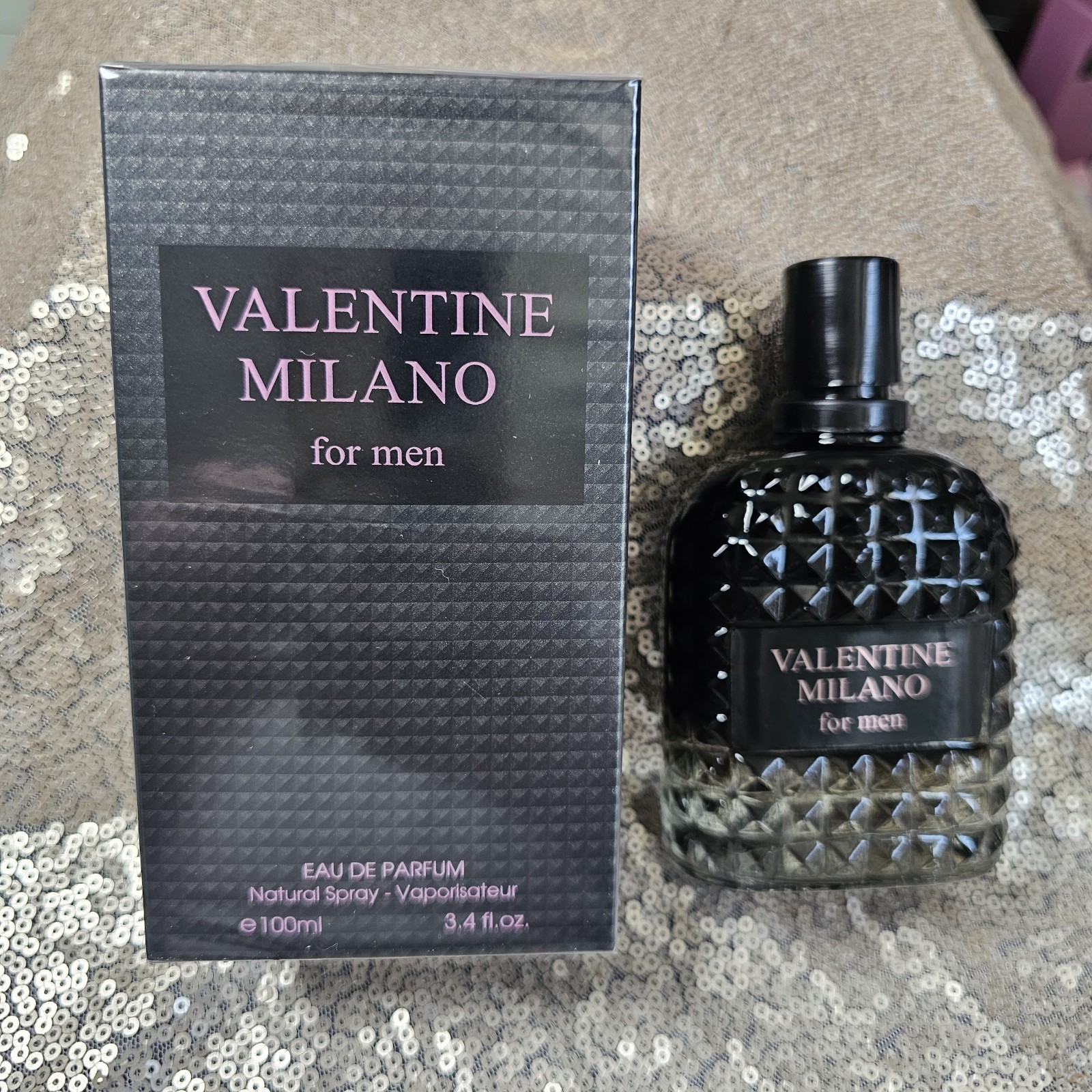 Valentine Milano Perfume For Men’s, EDP, Natural Spray, 3.4 fl.oz, 100ML, Sealed