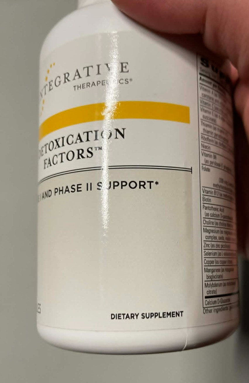 Integrative Therapeutics Detoxification Factors 120 Capsules Best By 08/31/2027