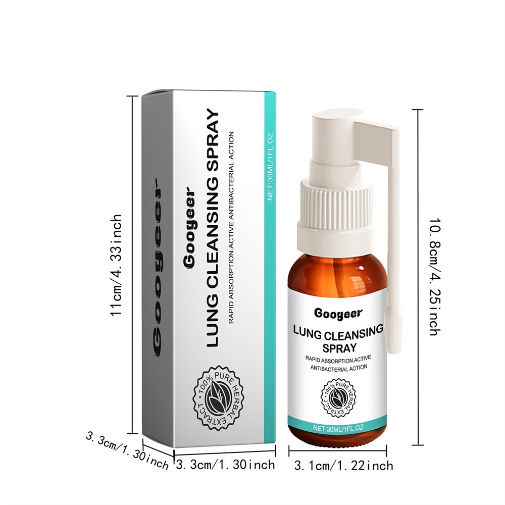 1~5 Pack Lung Cleansing Spray Herbal Body Cleansing Spray Relief Throat 30ml