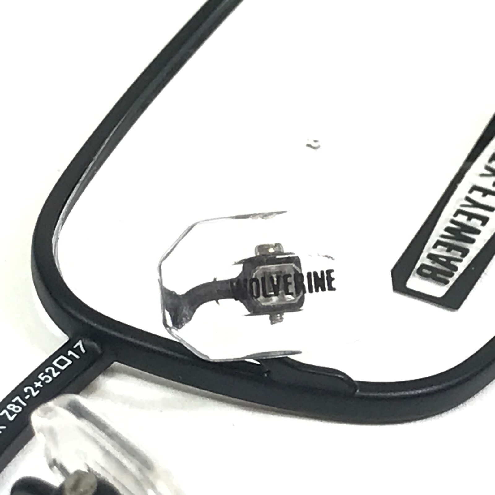Wolverine Safety Eyeglasses Frames W044 BK Matte Black Z87-2+ 52-17-135