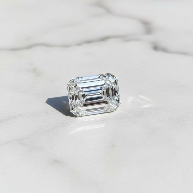 2 Ct Lab Grown Diamond Emerald Cut D Color VVS1 Clarity Certified Loose Diamond