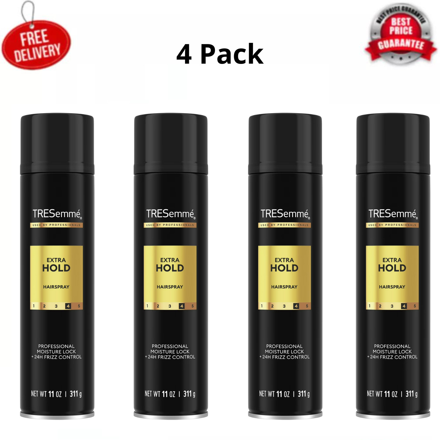 TRESemmé Extra Hold Hairspray with 24H Hold and Frizz Control, 11 oz