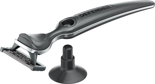 Defender Razor with 8pk Regular refill cartridges
