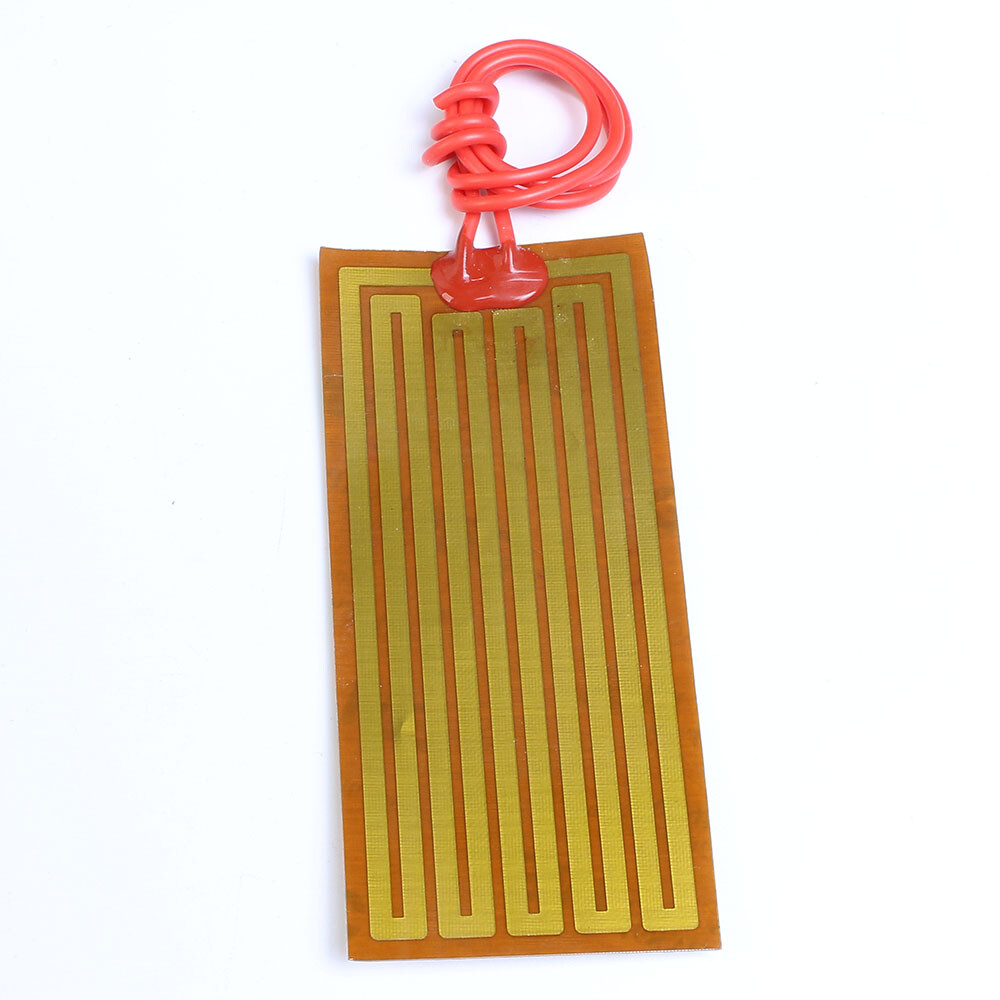 2pcs PI Film Heating Panel Polyimide Plate 24V 30W Adhesive Heater Pad 45x100mm