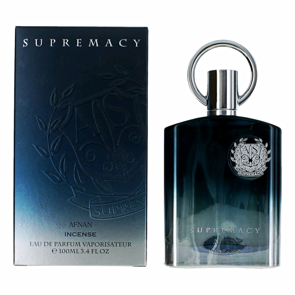 Afnan Supremacy Incense Eau de Parfum Spray, Regular Size 3.4 fl oz
