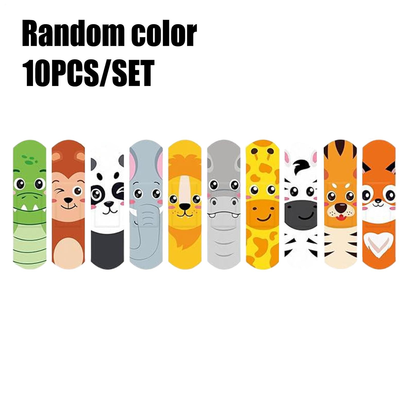 Colorful Kids Bandages Waterproof Bandage Strips Patch 10 Count Wound Care