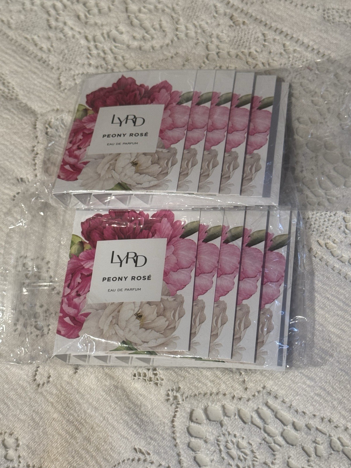 Avon Lyrd Peony Rose – Set Of 10 Sample Vials – 2×5. Sealed