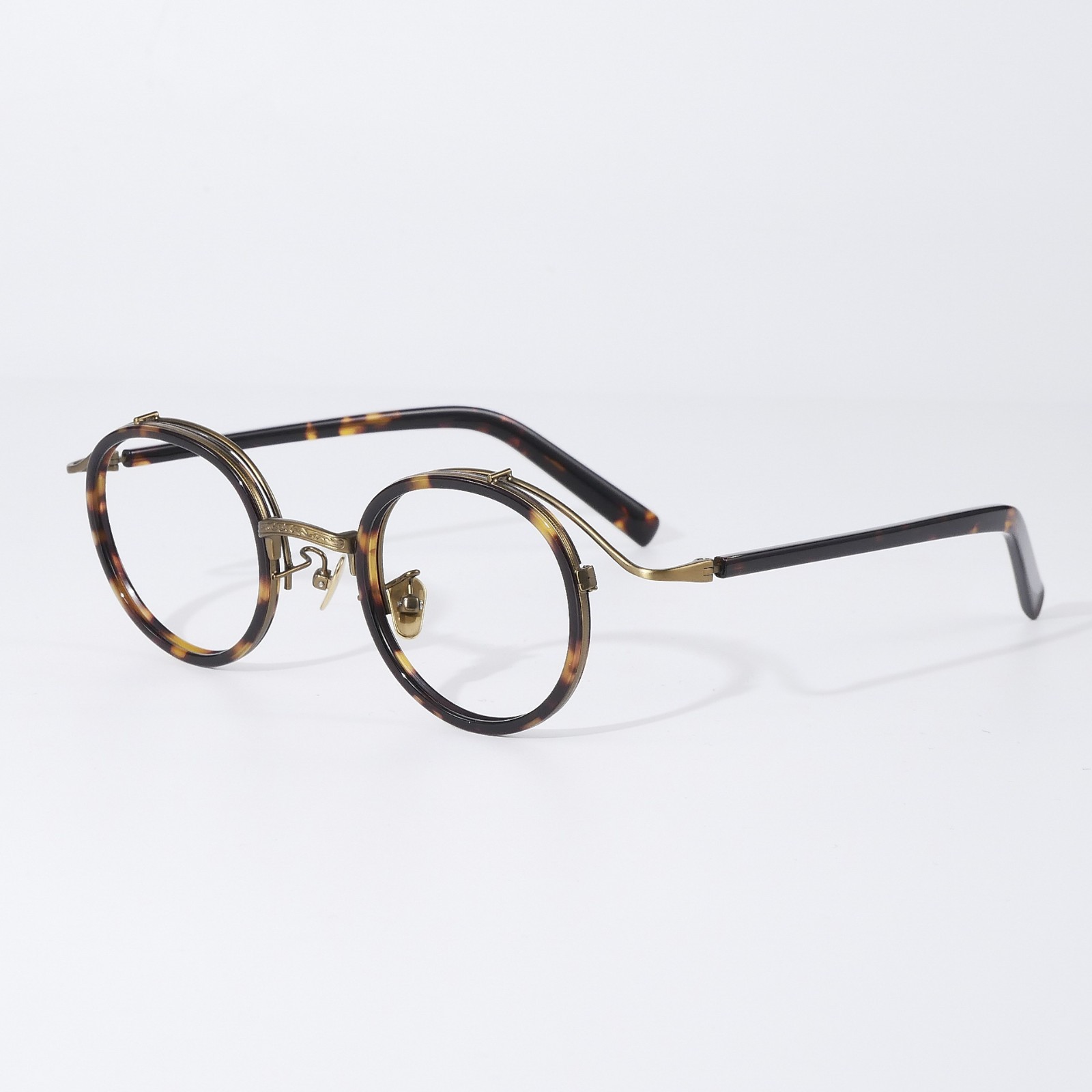 Japanese Round Eyeglass Frames Retro Hand Made Glasses Acetate+titanium