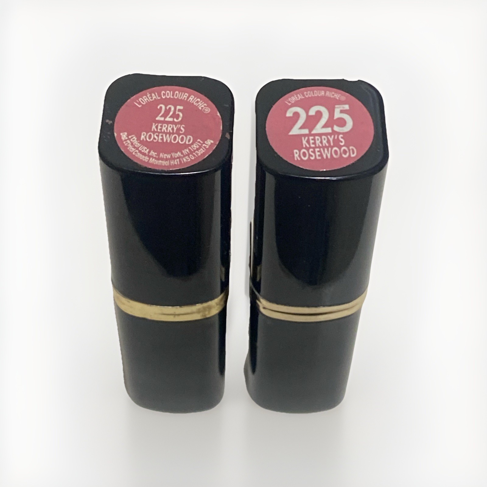 2x L’OREAL Colour Riche Exclusive Collection Lipstick #225-KERRY’S ROSEWOOD READ