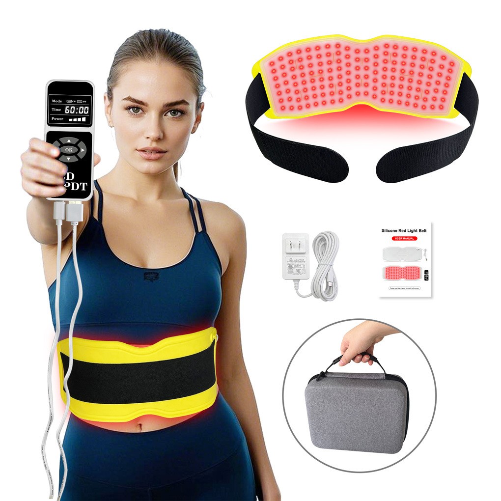 660nm 850nm 940nm Red Light Therapy Belt Wearable Infrared Body Care Device