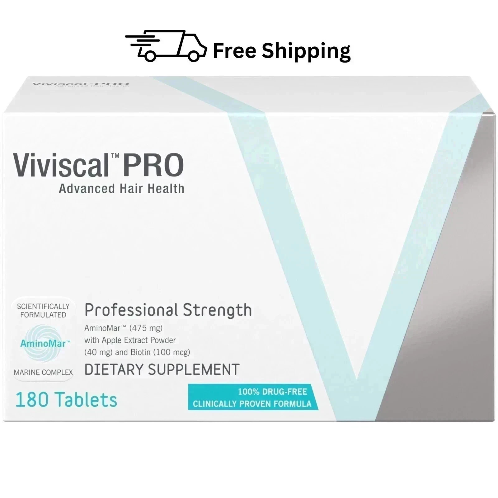 VIVISCAL PRO – Professional Hair Growth Supplement 180 Tablets
