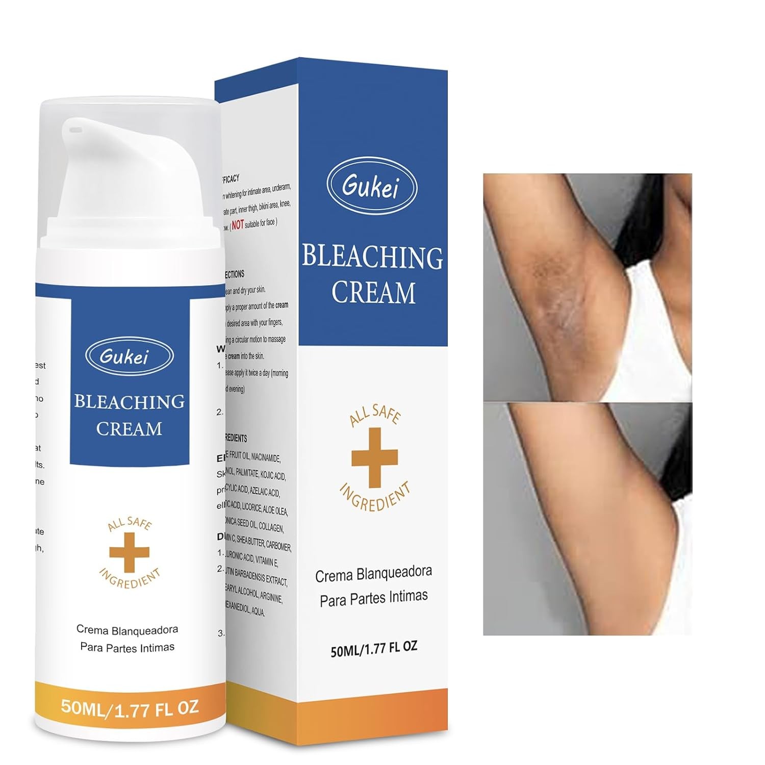 Intimate Areas Skin Lightening Bleaching Cream for Body Sensitive Intimate Area,