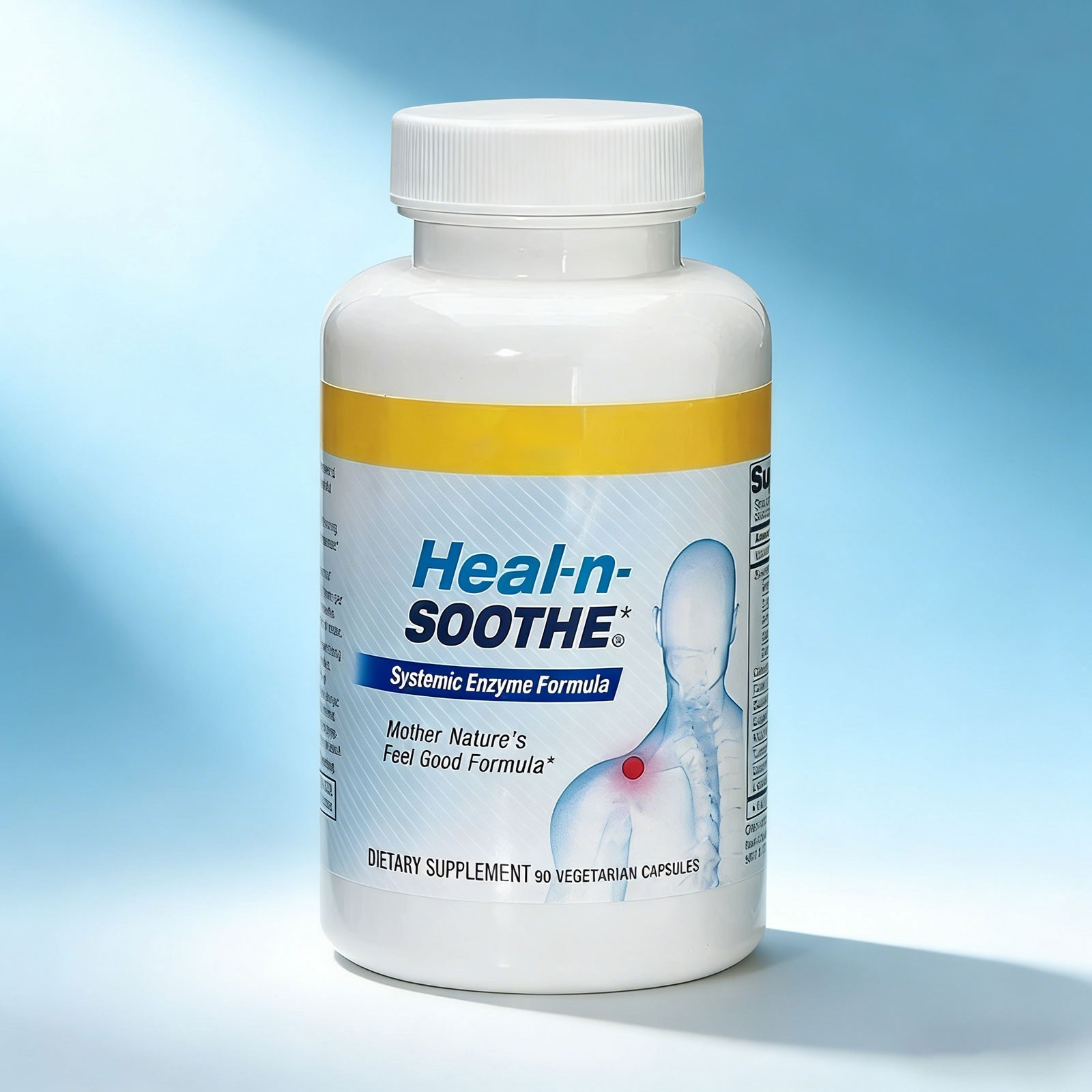 LivingWell Nutraceuticals Heal-n-Soothe Systemic Enzyme Formula 90 Capsule1