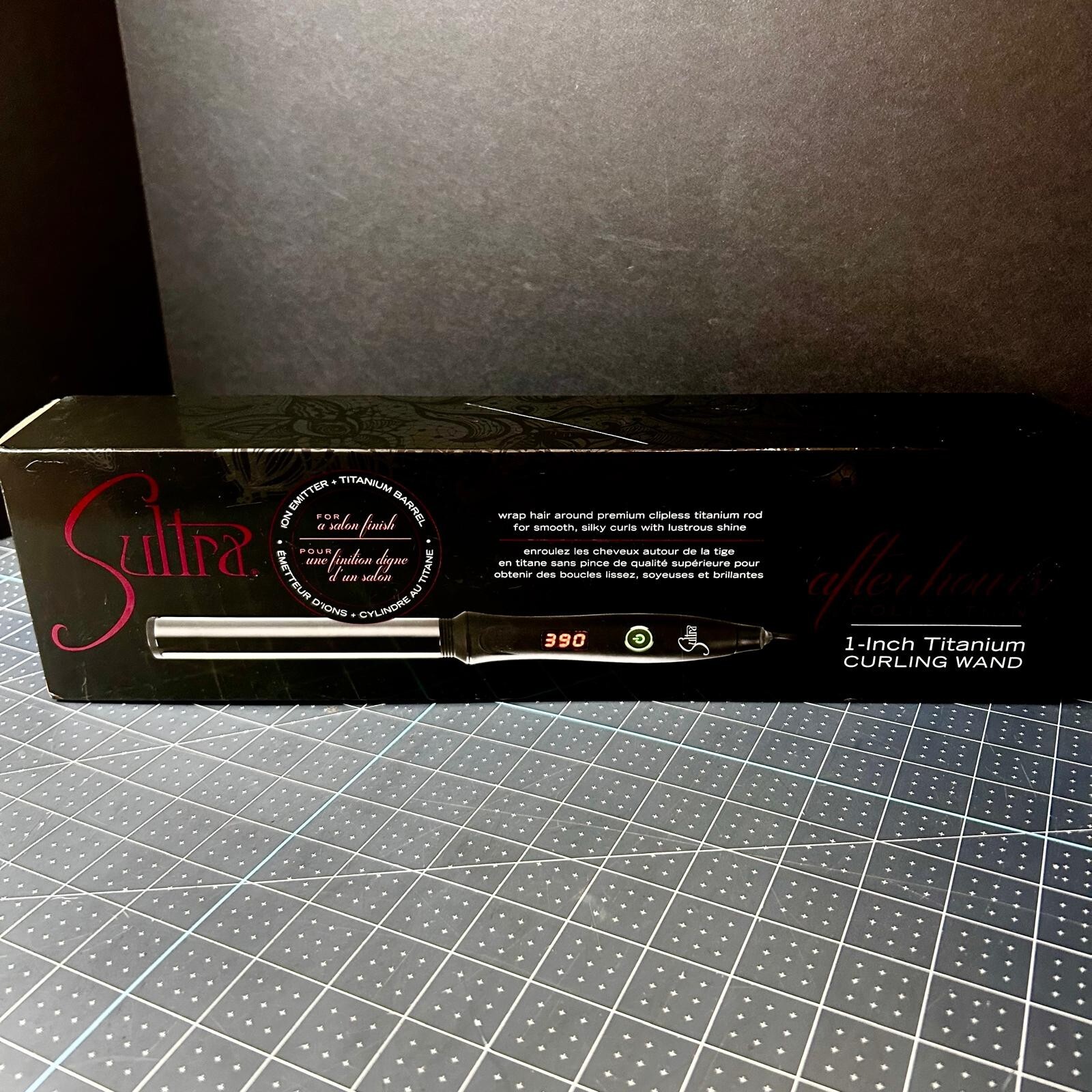 (Open Retail Box) Sultra After Hours Collection 1″ Inch Titanium Styling Wand