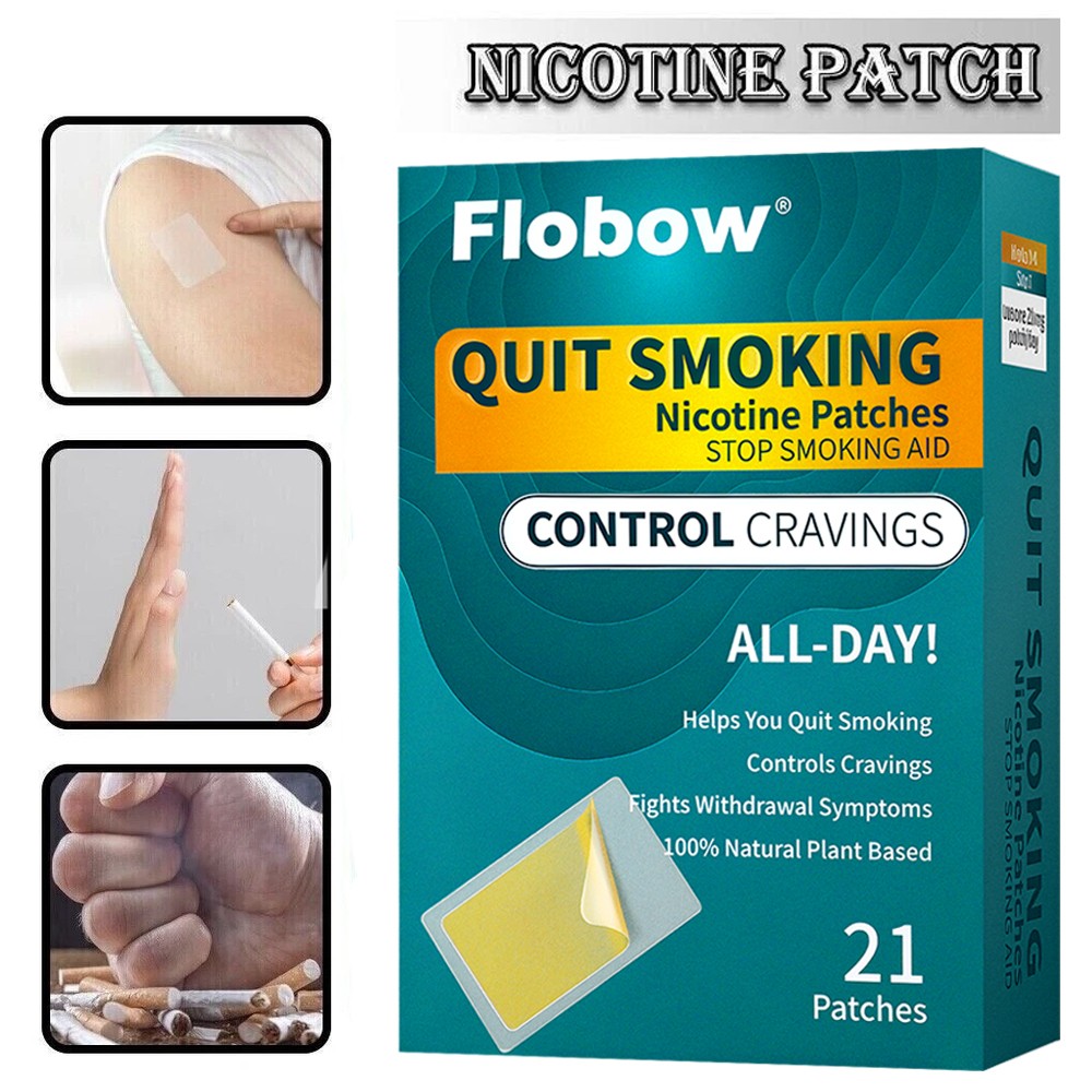 21~210Pcs Nicotine Patches Stop Smoking Aid Steps 1 to Quit Smoking Patch 21mg