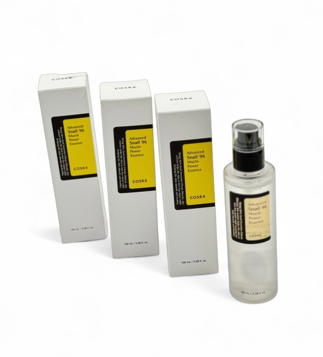 3 PACK COSRX Advanced Snail 96 Mucin Power Essence Serum – 3.38oz