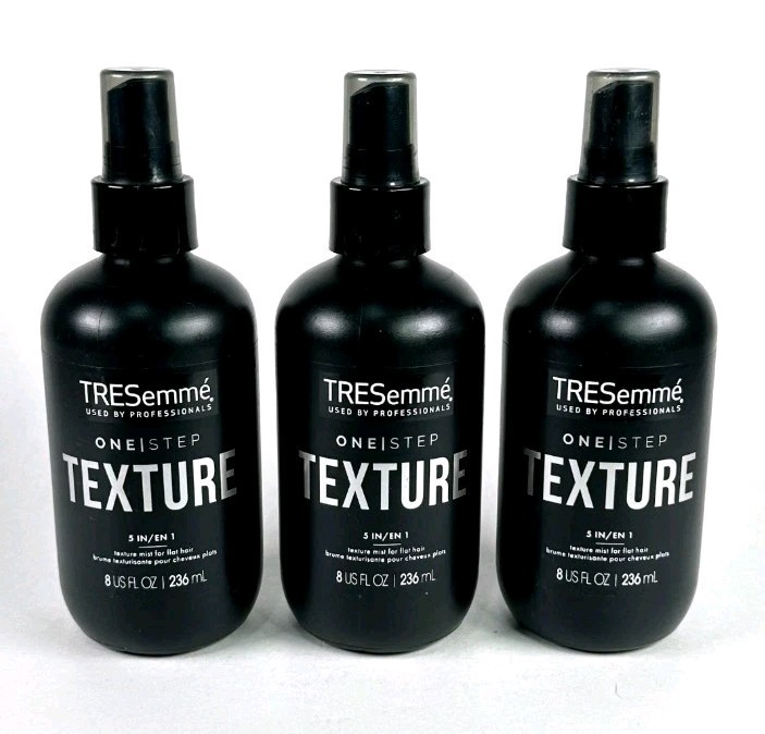 3 Pack TRESemmé One Step 5-in-1 Texture Styling Mist for Flat Hair (8 fl oz) New