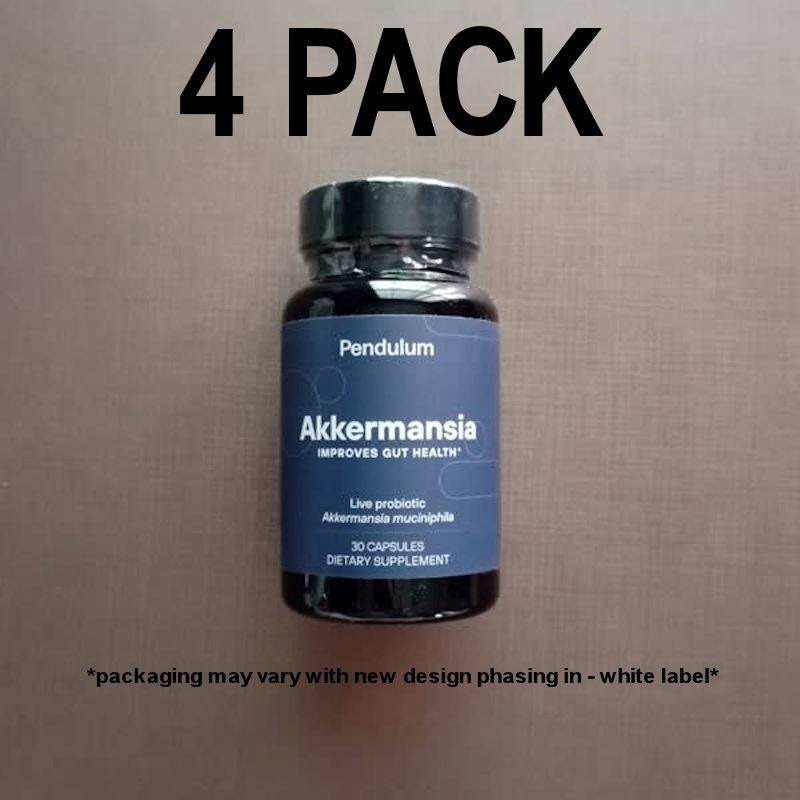 Akkermansia, 4 PACK, 30 Capsules each (120 total!) Improves Gut Health!