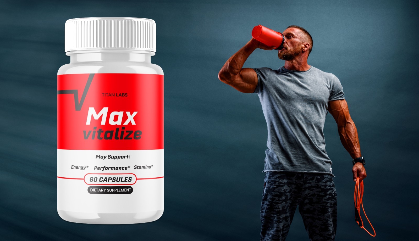 (5 Pack) Max Vitalize Advanced Male Support Supplement MaxVitalize 300 Capsules