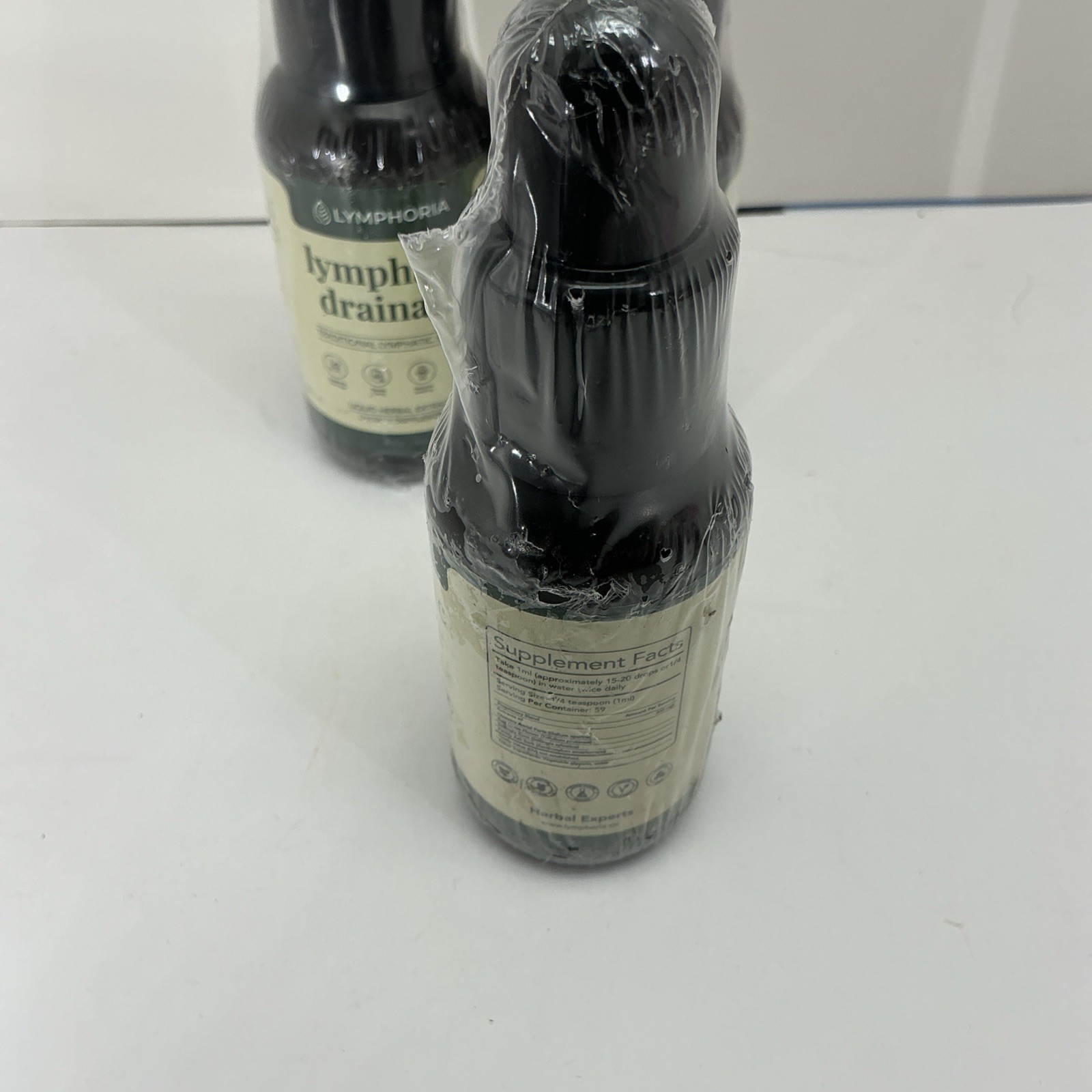 3-Pack Lymphoria Lymphatic Drainage Drops 59ml (2oz) –Detox & Bloat Relief –New