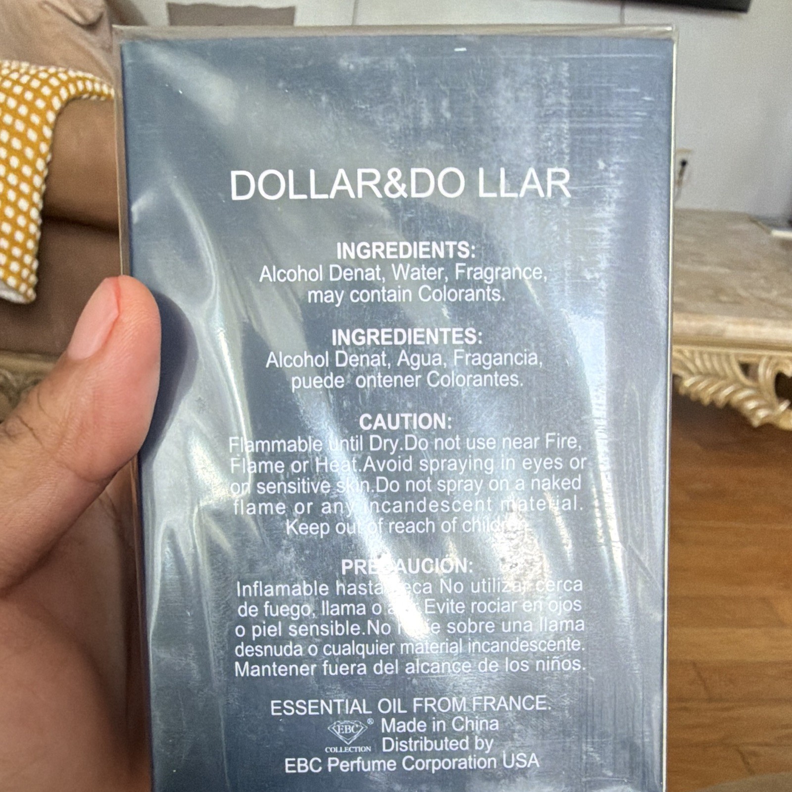 Dollar & Dollar Pour Homme Eau de Toilette Spray, Regular Size 3.8 fl oz