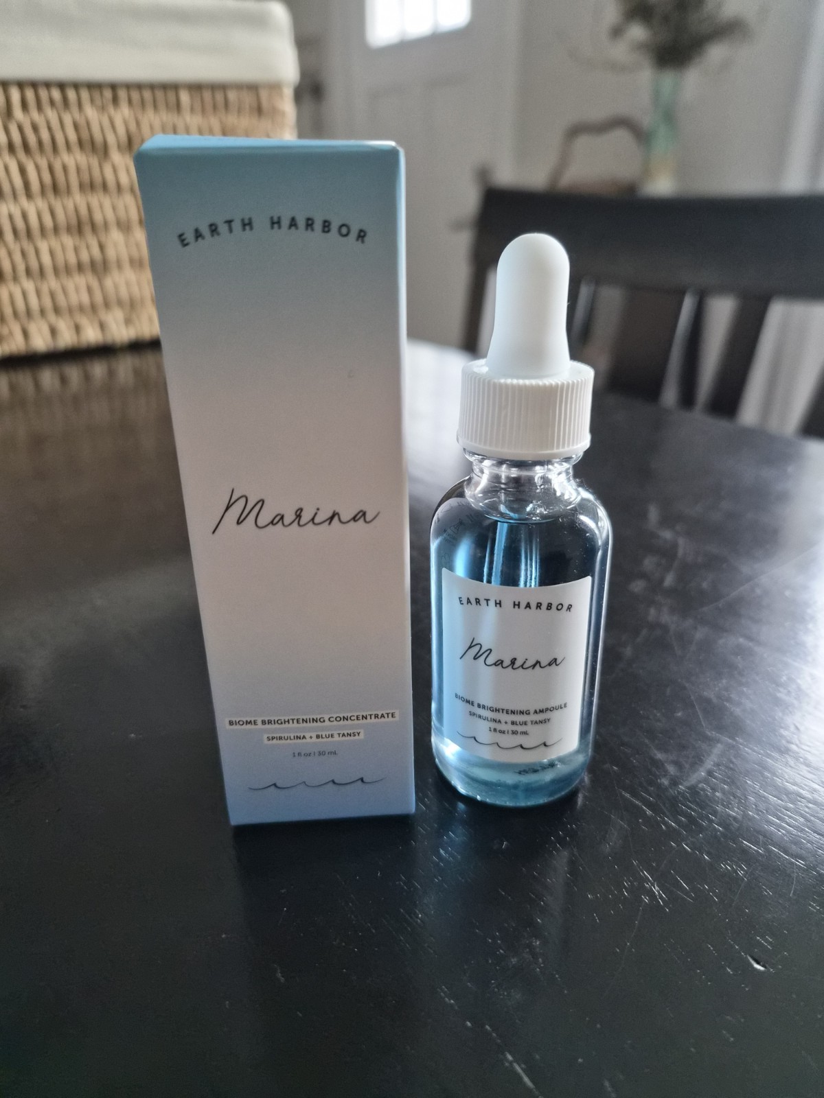 Earth Harbor Marina Biome Brightening Ampoule Concentrate. 1 Oz. Botanical Oils.