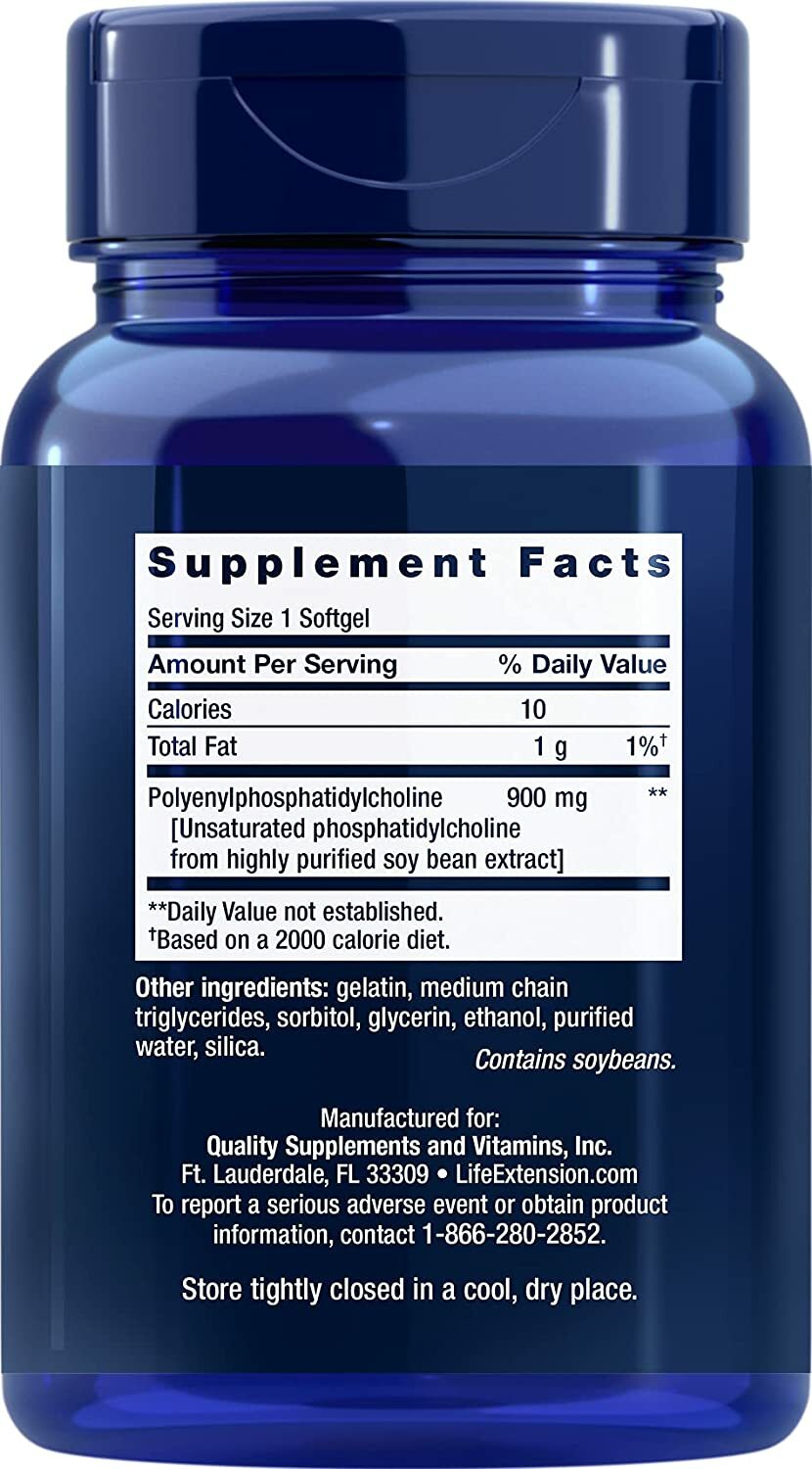 2 PACK Life Extension HepatoPro PPC 900 mg Healthy Liver Supplement 60 Softgels