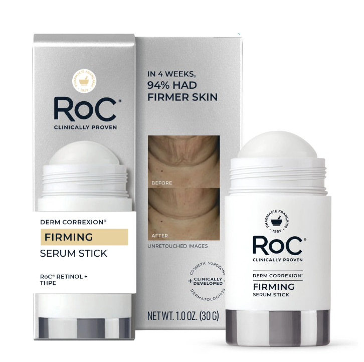 RoC Derm Correxion Firming Retinol Serum Stick Face & Neck 1 oz Fragrance Free