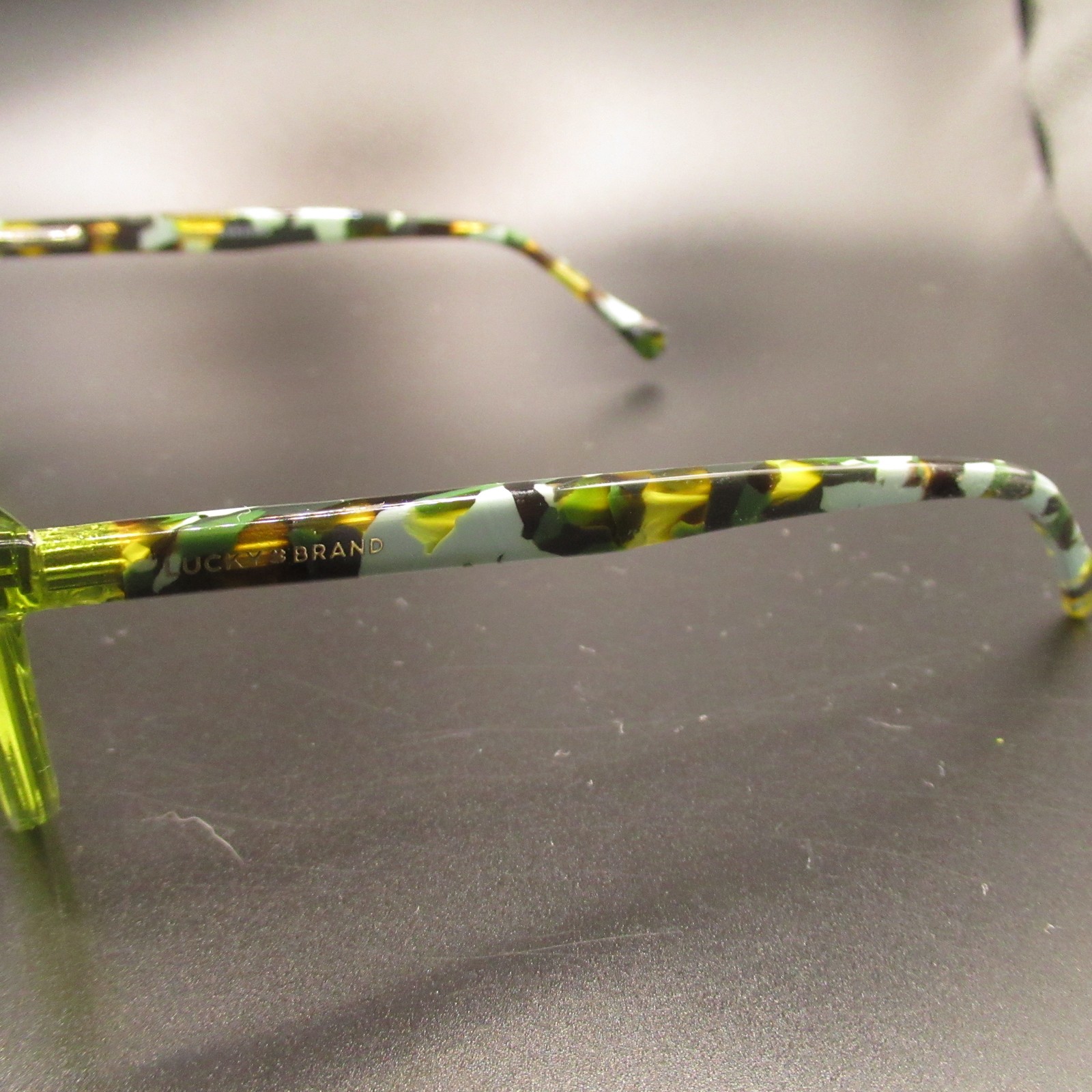Lucky Brand Eyeglass Frames VLED824 Green Crystal Full Rim 49-16-130