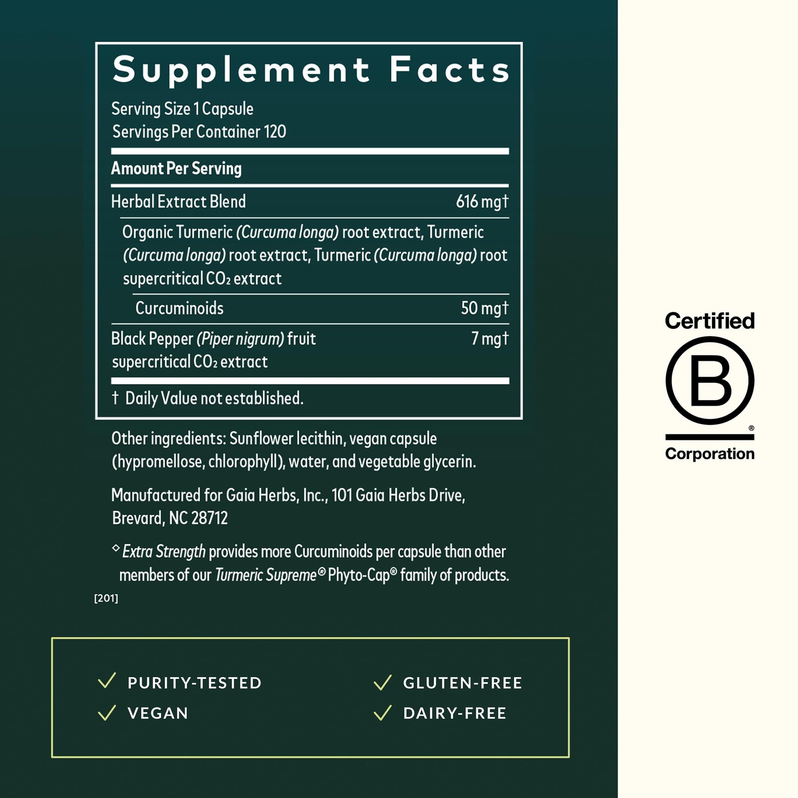 Turmeric Curcumin Capsules Extra Strength with Black Pepper – Supports Mobility