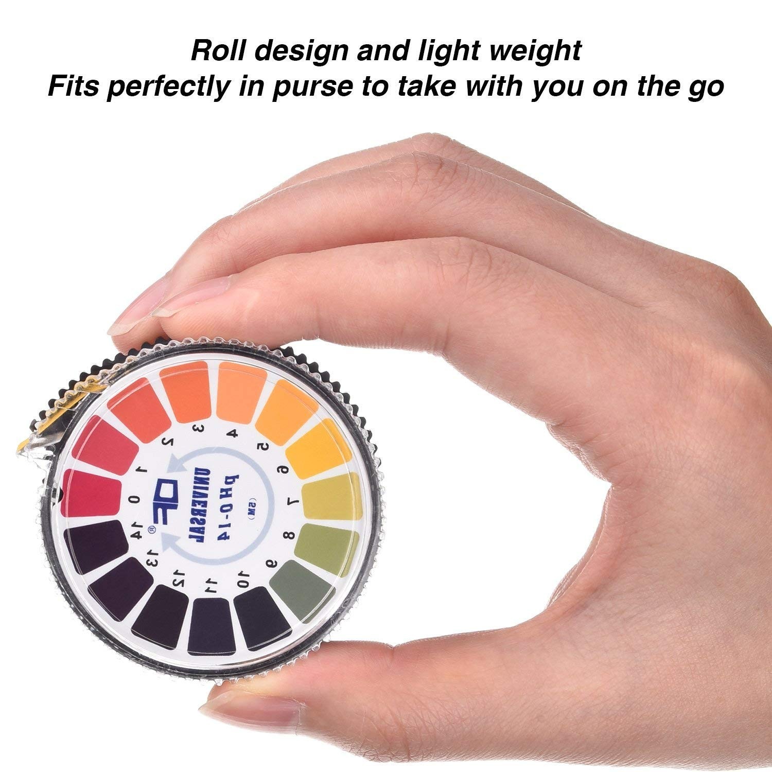 pH Paper Roll 0-14 Wide Range Litmus Strips 24 Rolls Fast Results