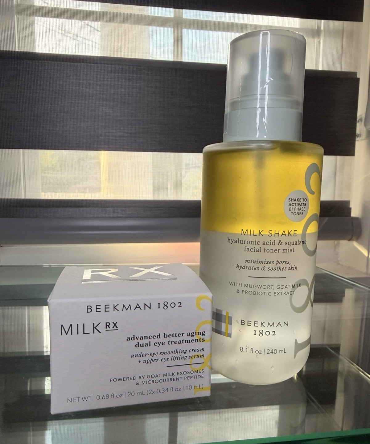 Beekman 1802 Milk Shake Hyaluronic Acid Squalane Toner Mist Spray 8.1 oz