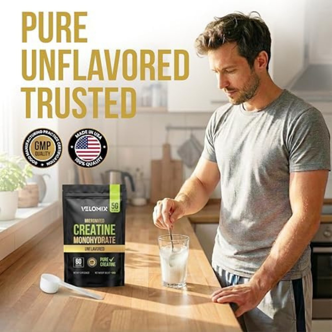Micronized Creatine Monohydrate Powder – 100% Pure Creatine Powder Unflavored