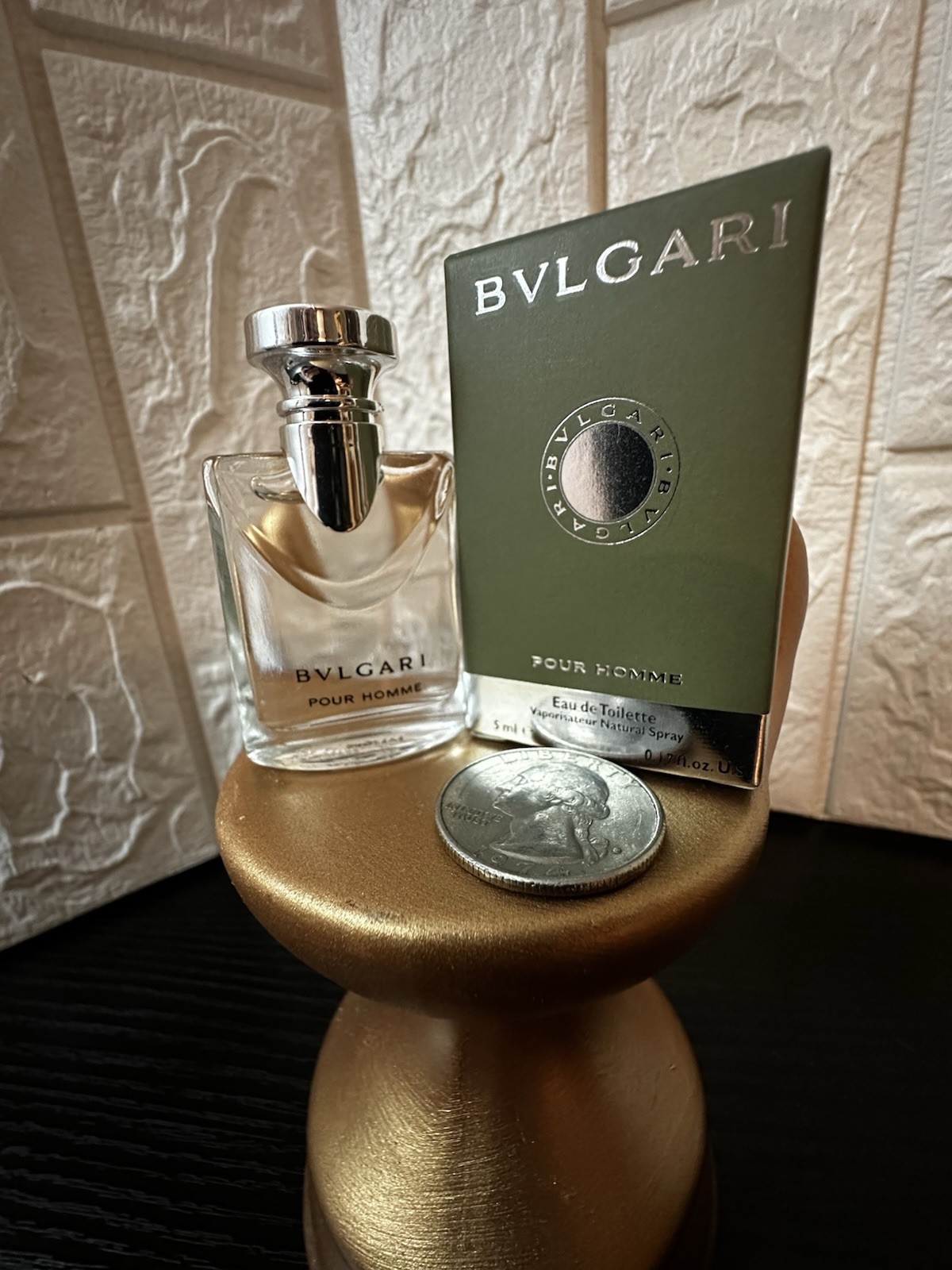 Bvlgari Pour Homme Eau de Toilette Spray Sample Size 0.17 fl oz