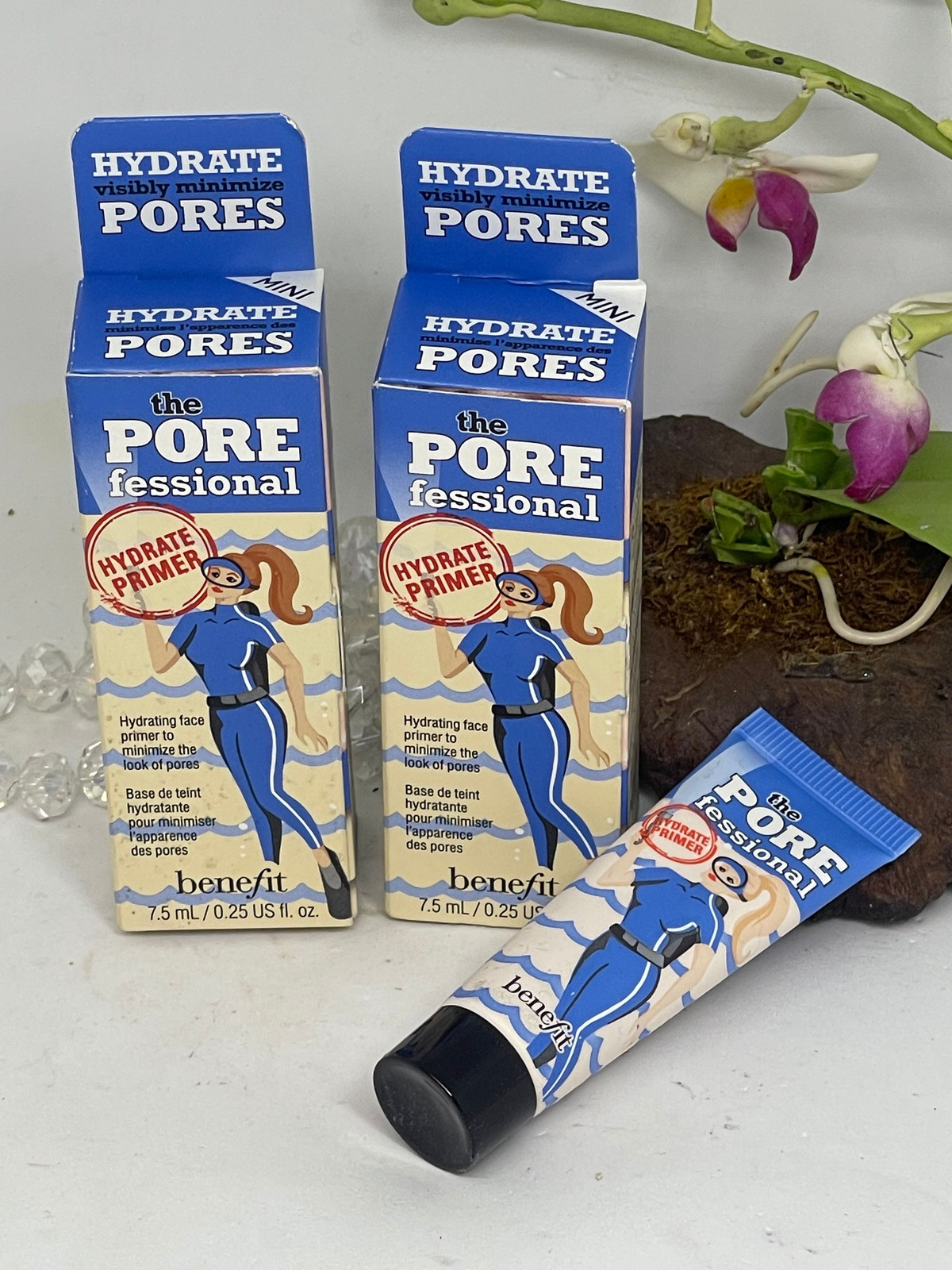 2x Benefit The Porefessional Hydrating Face Primer – .25 fl oz – New in Box