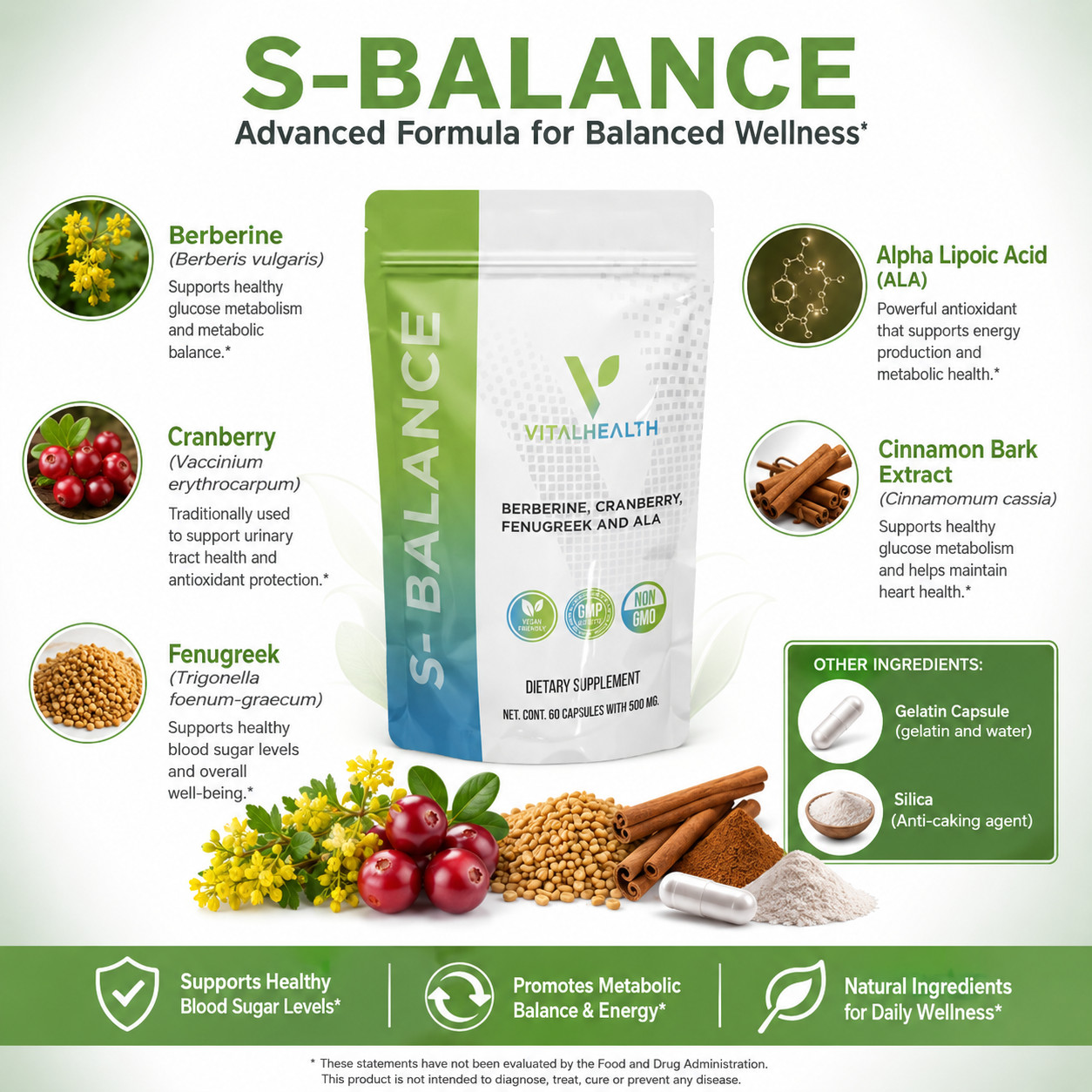 V Control – Vitahealth Nutritional Supplement 60 Capsules