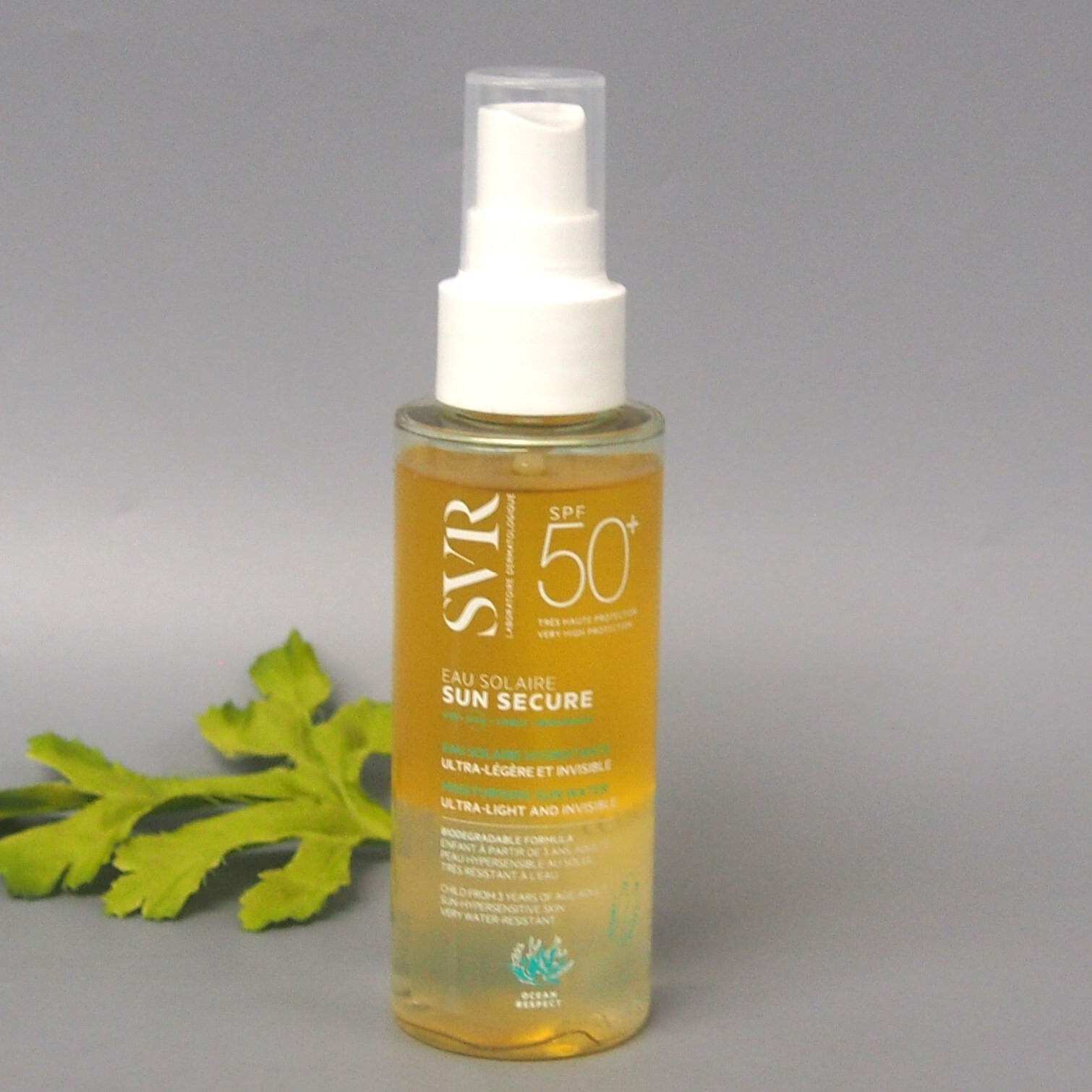 2 PACK SVR Sun Secure Eau Solaire SPF50+ Moisturizing Sun Water 3.4oz Exp 10/27