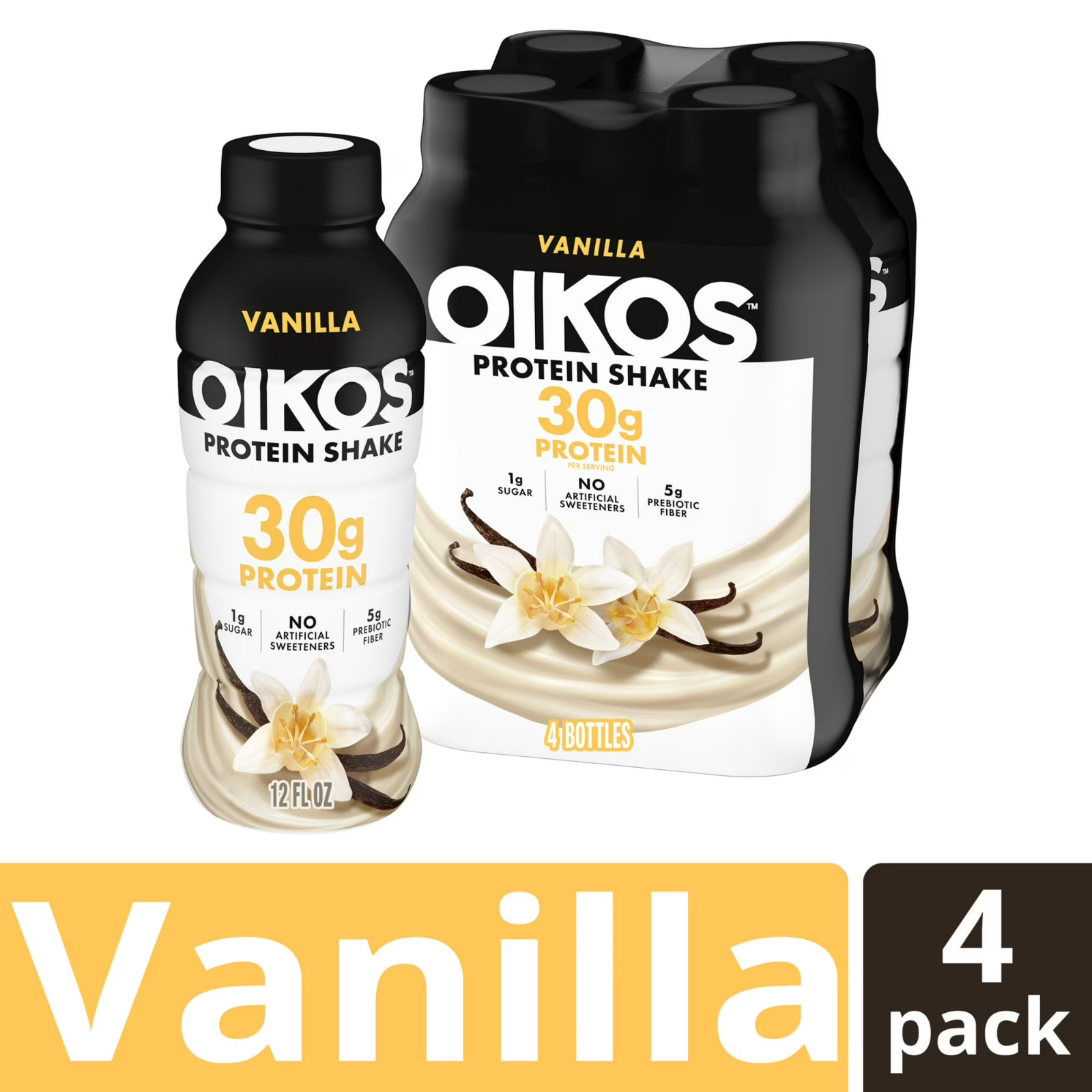 Protein shake Vanilla 30g Protein 12 fl oz 4 Count​ Bott………