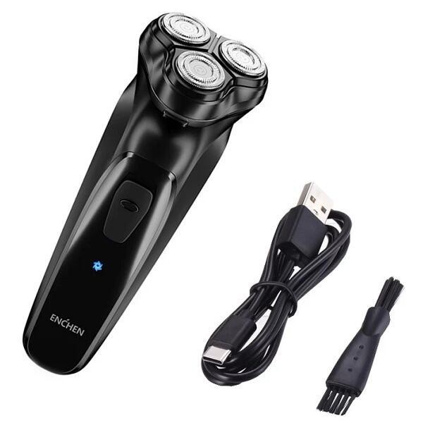 Men Electric Shaver Pop-up Trimmer Rotary Razor Beard Shaving Rechargeable