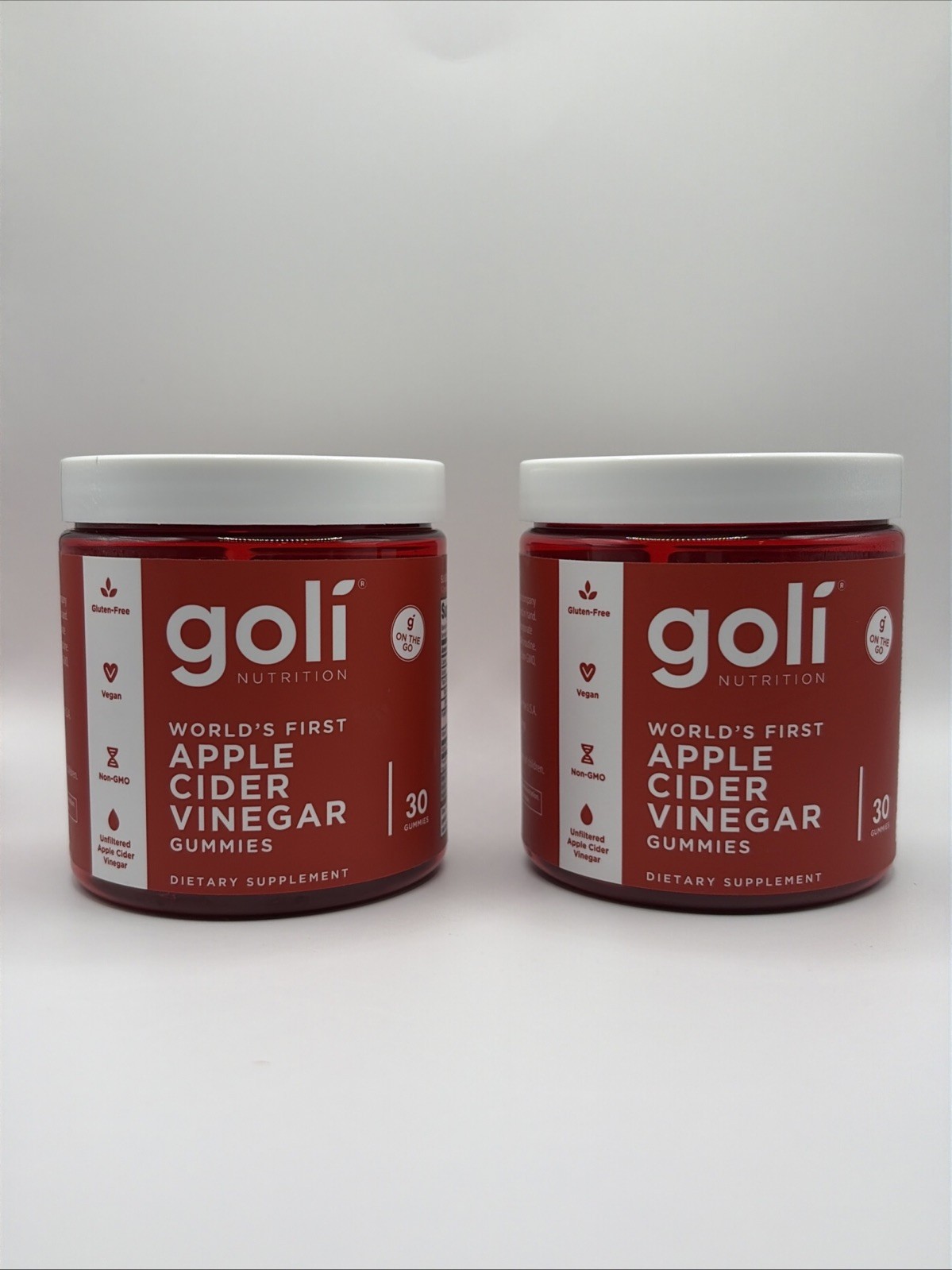 !Getting 2! Goli Nutrition World’s First Apple Cider Vinager Gummies 60ct Total!