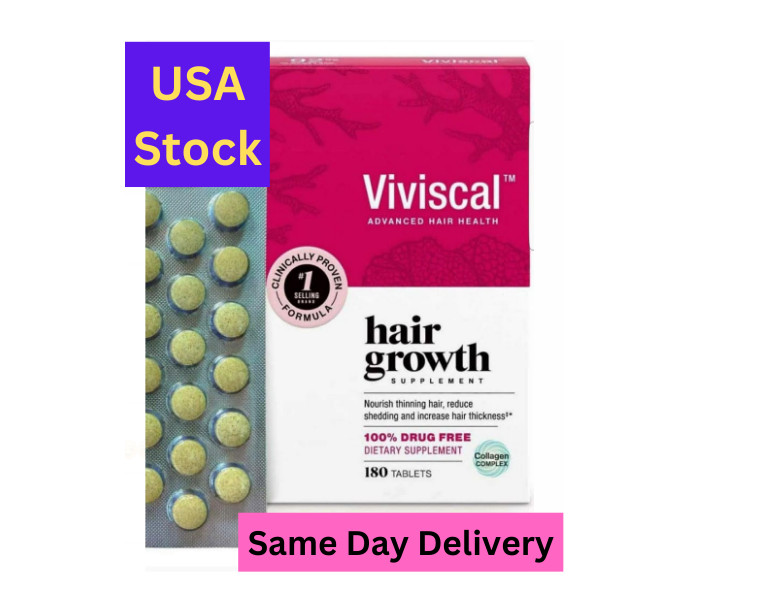Viviscal Women’s Hair Growth Supplement with Collagen Complex – 180 Tablets