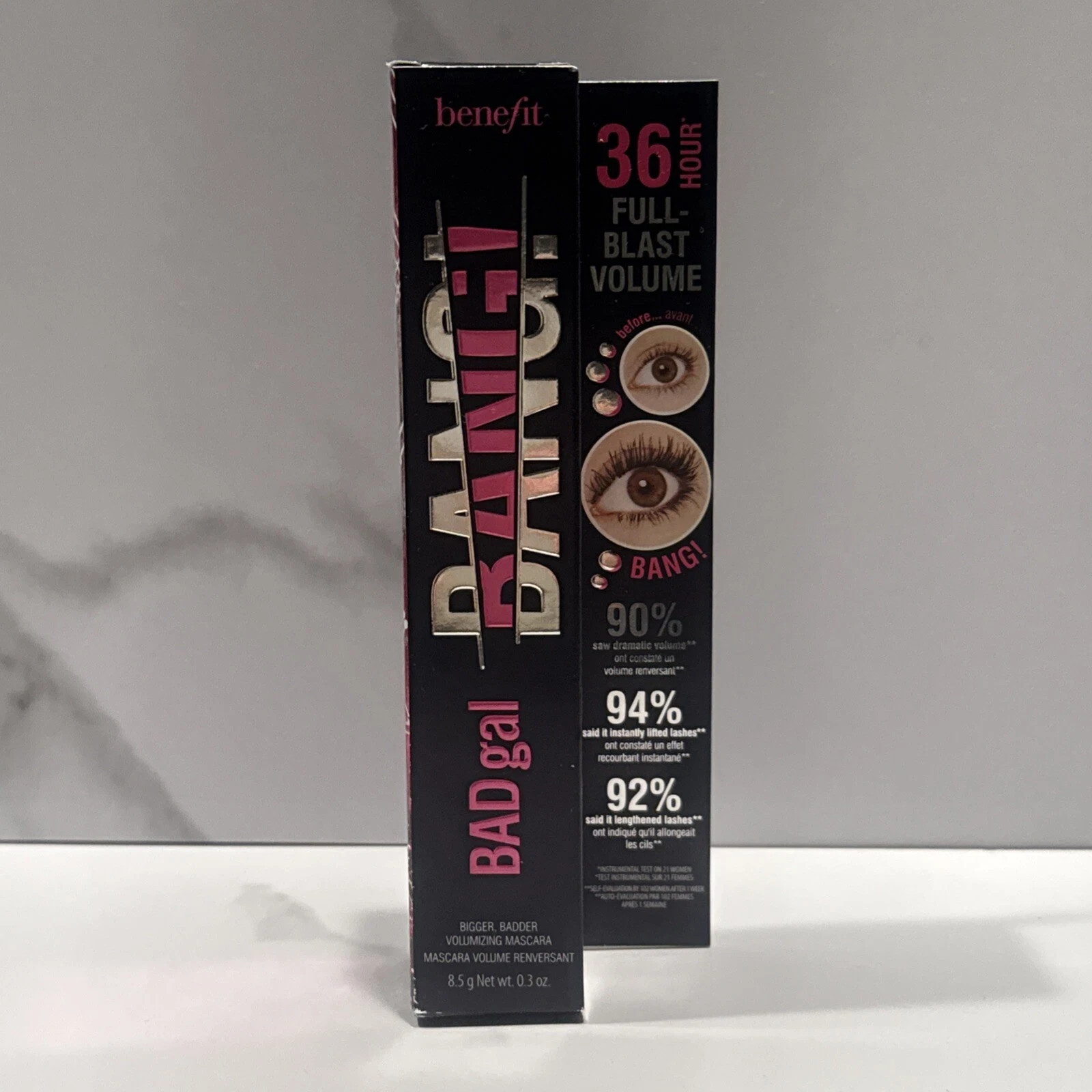 Benefit Bad gal Bang 36-Hour Full-Blast Volumizing Mascara – Black