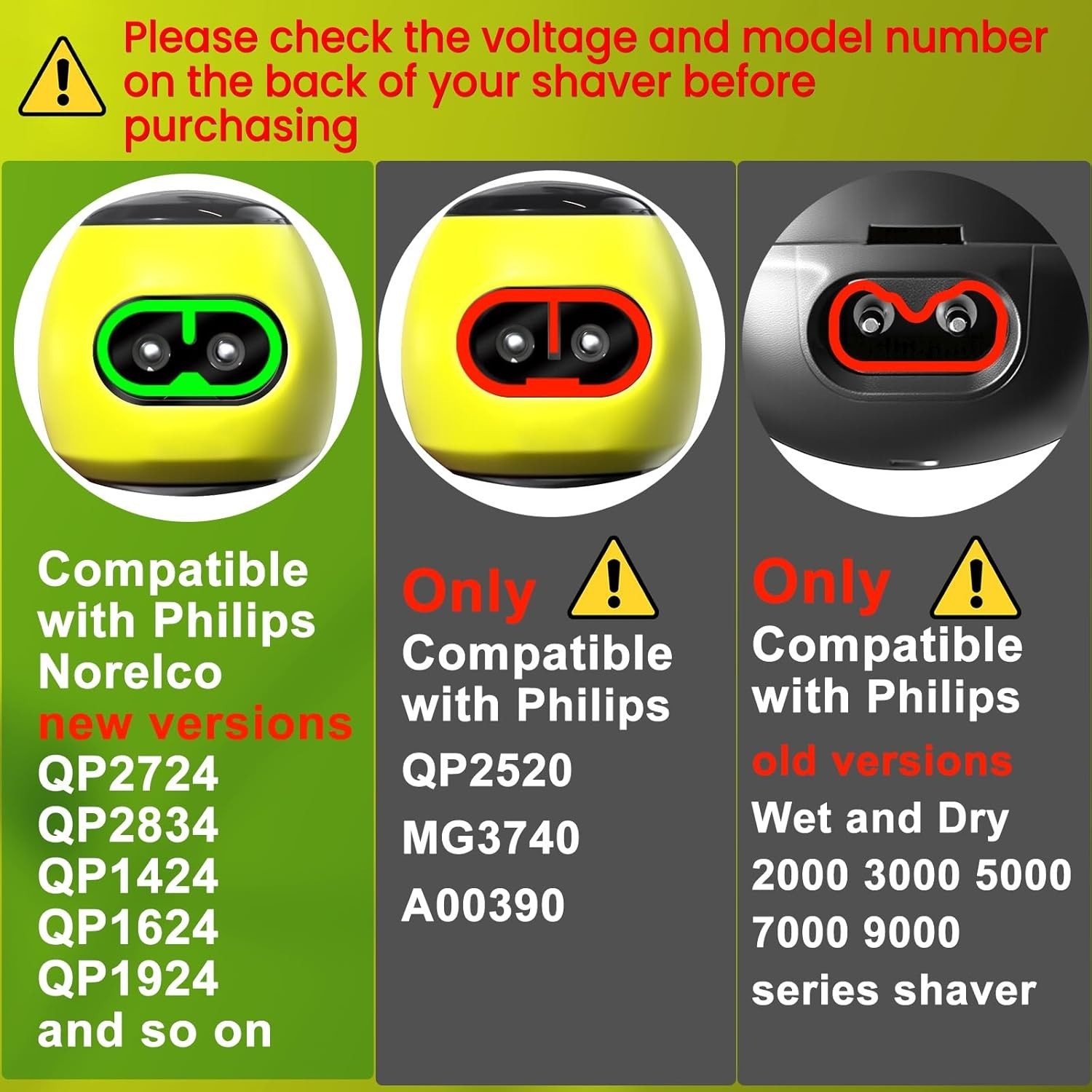5V Charger Cord Compatible with Philips Norelco Shaver Series 2000 3000 5000 …