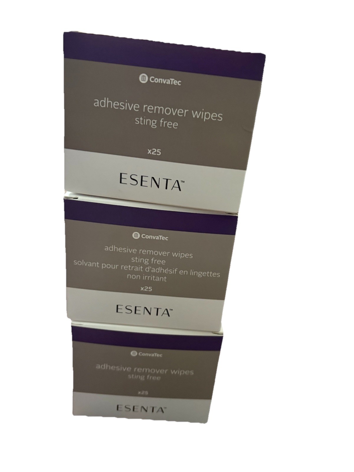 ConvaTec 423391 Esenta Adhesive Remover Wipes 3 Pack, Fresh Stock