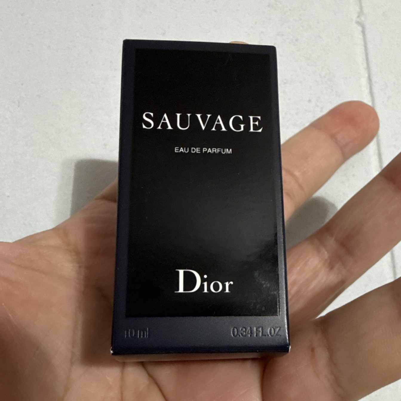 Dior Sauvage Eau de Parfum Travel Size Spray 0.34 fl oz / 10 ml