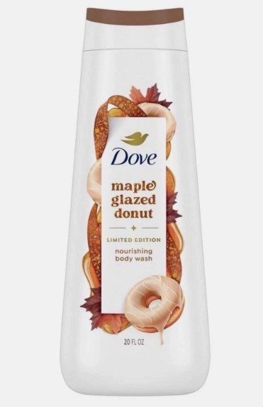 Dove Maple Glazed Donut Limited Edition Nourishing Body Wash New