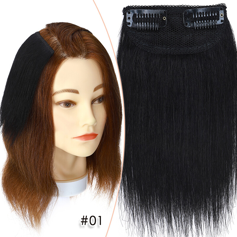 HAIRRO Human Hair Extensions Clip In Remy Hair Volume Pad Hair Padding Topper US