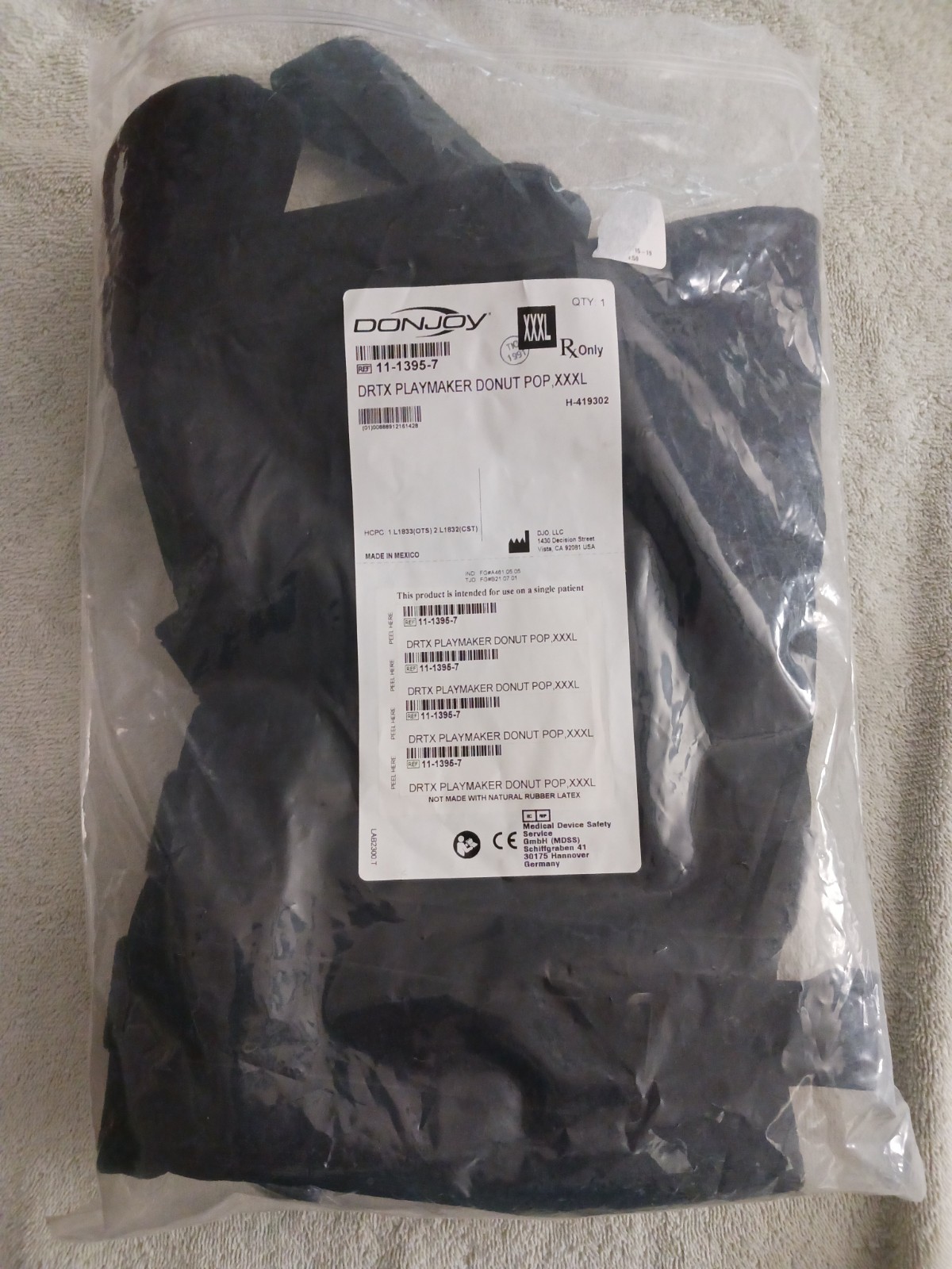 DJO DonJoy Playmaker Knee Brace Size XXXL