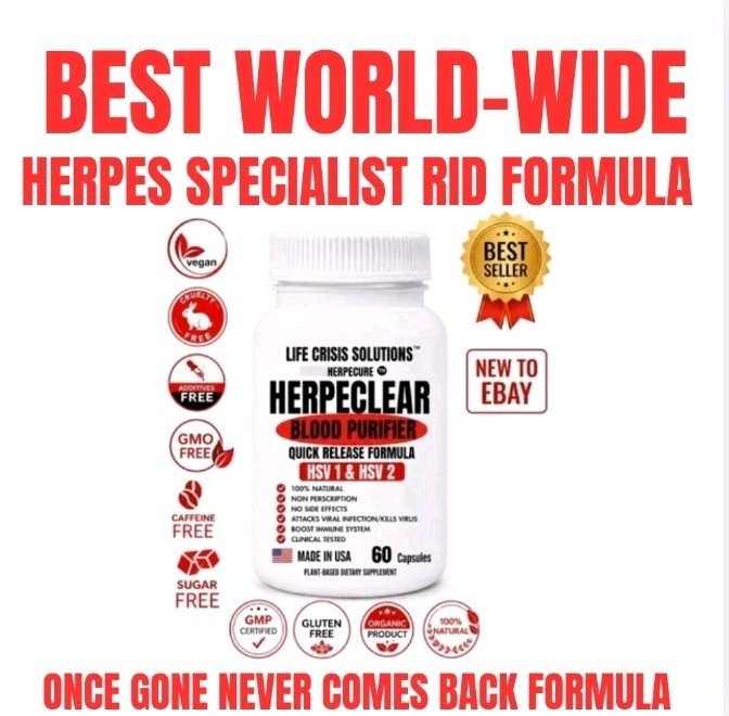 DR.SEBI=HERPECLEAR HSV1 HSV2 SUPER RID MAX STRENGTH 30 BLOOD PURIFIER CAPSULES