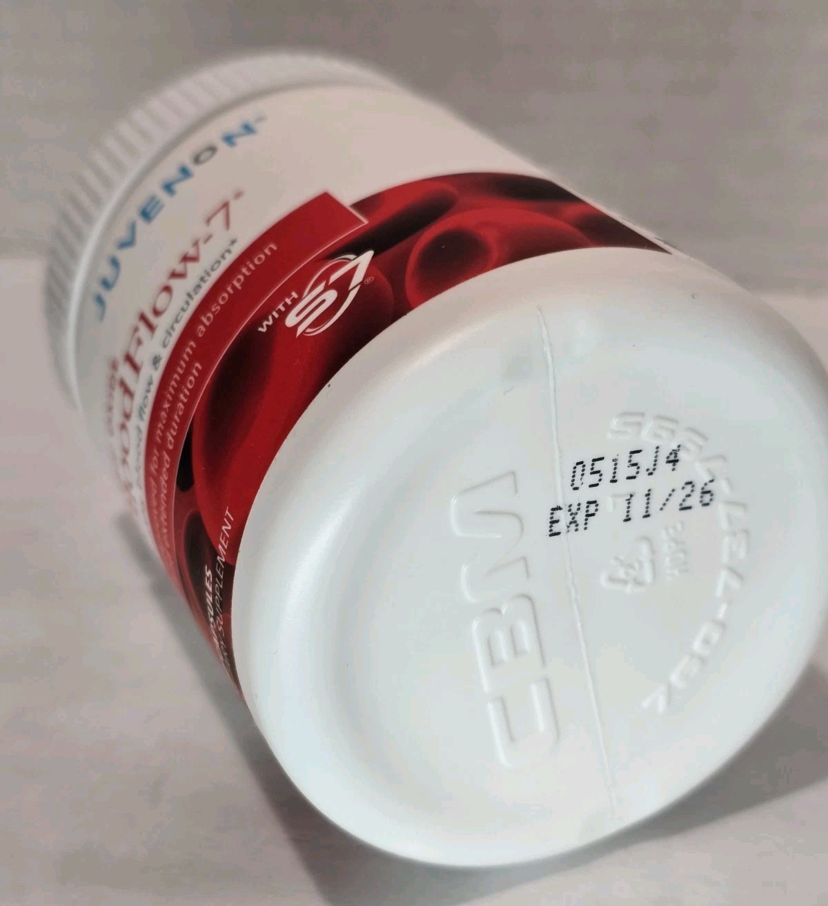 (Genuine) Juvenon BloodFlow-7 Blood Circulation Nitric Oxide 60 Caps – 11/2026